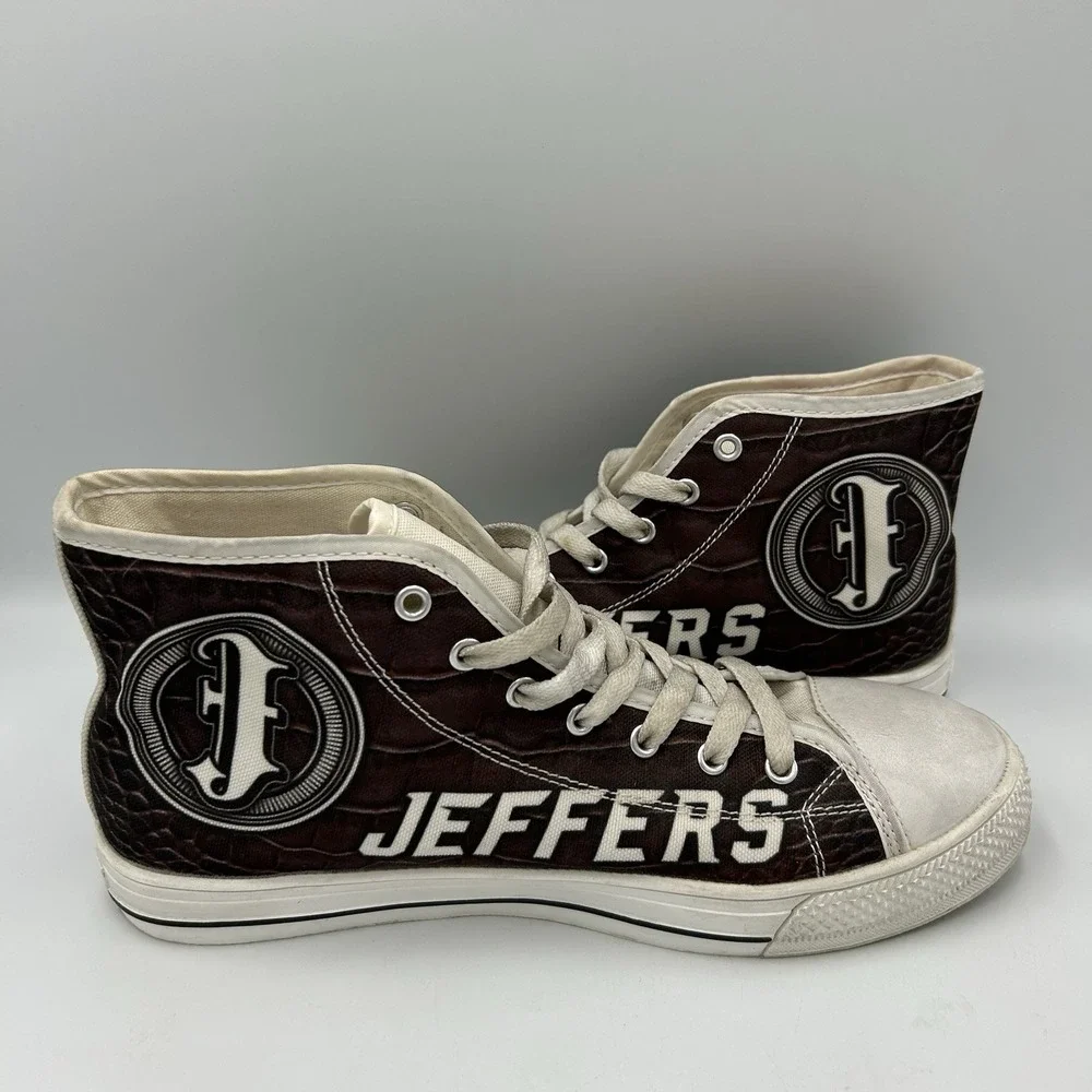Unisex Jeffers High Top Canvas Sneakers Men Size 7 Women's Size 9‎
